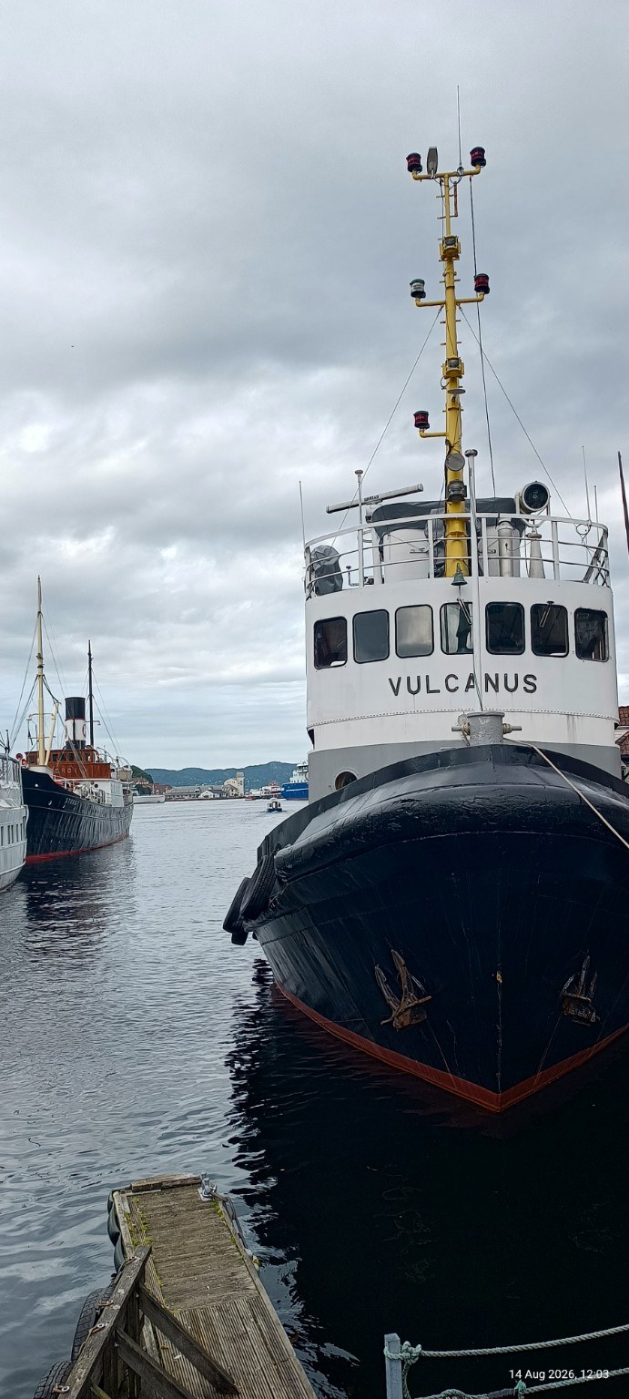 Vulcanus im Museumshafen von Bergen